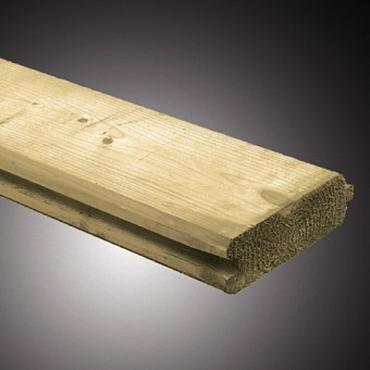 Blokhutprofiel Geimpregneerd 2.8x13.5x450cm