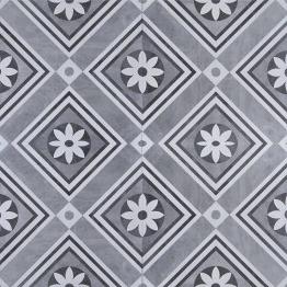 GeoCeramica® 60x60x4 cm Concreet Flower dec