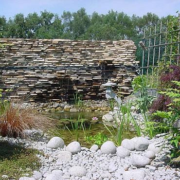 Flagstones Bourgogne geel 2-4cm dik (ca. 70 kg per m²)