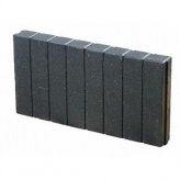 blokjesband 6x20x50 zwart