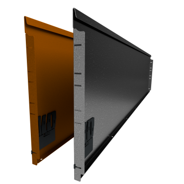 Rigidline 560 mm, Lengte 220 cm Gegalvaniseerd incl. 5 grondnagels en verbindingsset