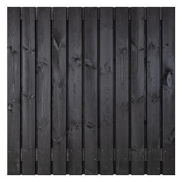 Stuttgart zwart gespoten 180 x 180 cm 21 planks