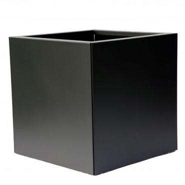 Bloembak vlak - GRAFIET ZWART 60x60x60 cm