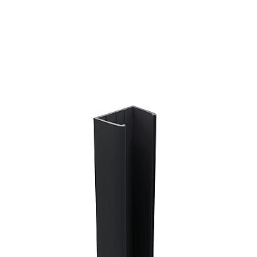Boston Wand hoekprofiel L-190cm RAL9005