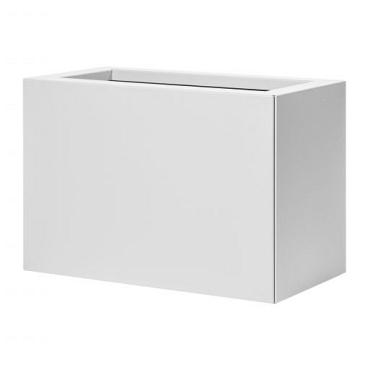 Bloembak vlak - WIT 30X60X40