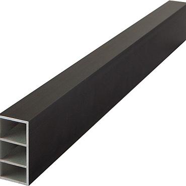 Aluminium onderbalk RAL 7016, 2mm dik, overspanning 80 cm hart-op-hart 2.4x4x400cm ( alu-zelfborende clipschroef en epdm band mee te bestellen )