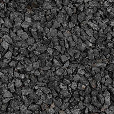 Basalt split zwart 8-11 mm 25 kg