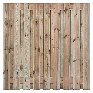 Tuinscherm Vasse Recht 180x180 cm 16mm 19 planks (17+2)