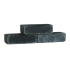 Stapelblok getrommeld Antraciet 60x15x15 cm