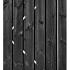 Tuindeur Privacy op stalen frame zwart gespoten, grenen, 195x120 cm