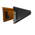 Rigidline 240 mm, Lengte 220 cm Gegalvaniseerd incl. 5 grondnagels en verbindingsset