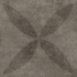 Hormigon Antracite Flower Black Antraciet 90X90X3 cm