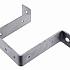 Regenpijpbeugel zonder lip verzinkt 139x103x40mm MM tbv betonpalen