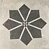 GeoCeramica® 60x60x4 Etoile Silver base