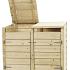 Containerkast dubbel, 128,7 x 152 x 91 cm.