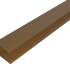 WEO Classic Alu Cladding F-profiel Teak 4,5x3,5x360 cm