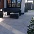 Solido Ceramica Cemento Smoke 80x80x3 cm. rett