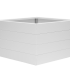 Bloembak - WIT 240x90x70 cm - PDC - RAL 9016 fijnstructuur