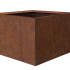 Bloembak vlak - CORTEN 90x90x60 cm - Corten