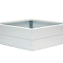 Bloembak - WIT 270x210x28 cm - PDC - RAL 9016 fijnstructuur