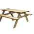 Picknicktafel Easy, 42 mm dik, bladmaat 180 x 70 cm, groen geïmpregneerd.