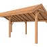Douglasvision kapschuur Comfort 600 x 250 cm, onbehandeld.