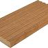 Hardhouten antislipplank/vlonderplank Bangkirai 2.5x14.5x395cm