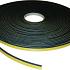 EPDM-band 1 Comprimeerbaar 5x10mm bij 20m1 (zelfklevend) - Voor toepassing tussen Alu-onderconstructie en de terrasdelen. Verhindert het verschuiven van de terrasdelen.