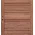 Keruing poort 25 met insteekslot 100x180cm incl. aanslaglat Premium