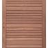 Keruing poort 27 Rhombus variabel 100x180 met insteekslot incl. aanslaglat Premium
