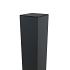 Boston Alu poortpaal 90x90mm hol L-275cm dikte 4 mm RAL9005