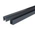 Boston Alu U-lijst start/top L175cm RAL 7016 25x30mm zonder connectoren