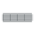 Boston Decopaneel Paxos horizontaal 45x175 cm dikte 2 mm RAL7016 (1008)