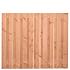 Tuinscherm Zwarte Woud  180 x 150 douglas GESCHAAFD (19+2)