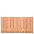 Tuinscherm Zwarte Woud  180 x 90 douglas GESCHAAFD (19+2)