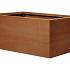 Bloembak vlak-  CORTEN 60X90X40