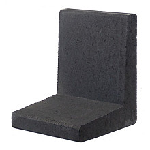 l element zwart antraciet 50x40x40cm
