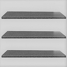 vijverrand 100x20x3 cm black basalt gezoet president black