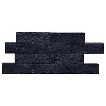 wall block zwart strak 32.5x12x10 cm