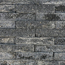 wall block grijs zwart strak 32.5x12x10 cm