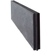 opsluitband 7x40x100 cm antraciet zwart