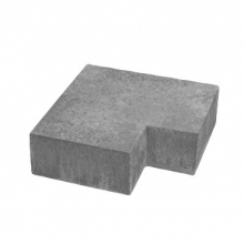 oudhollandse traptreden grijs 37x15 binnen hoekstuk