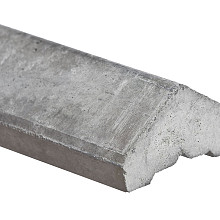 betonafdekkap voor alle platen wit grijs lengte in het werk aan te passen 180 cm