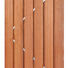 hh deur universeel 14mm met stalen frame 195x100 cm