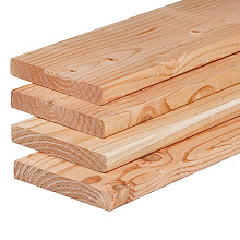 douglas plank 4 zijde glad geschaafd 2.8x19.5x400cm