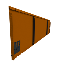 flexline 560 mm lengte 220 cm weervast cortenstaal incl. 5 grondnagels en verbindingsset