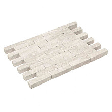 waalformaat travertin ivory cream 20x5x5 cm soft finish kanten verouderd creme