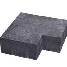 oudhollandse traptreden carbon 40x20 cm buiten hoekstuk