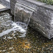 vijverrand afdekband spotted bluestone 100x20x3 cm oppervlak gezoet