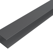 weo35 60 alu cladding f profiel dark grey 6 5x8x300 cm